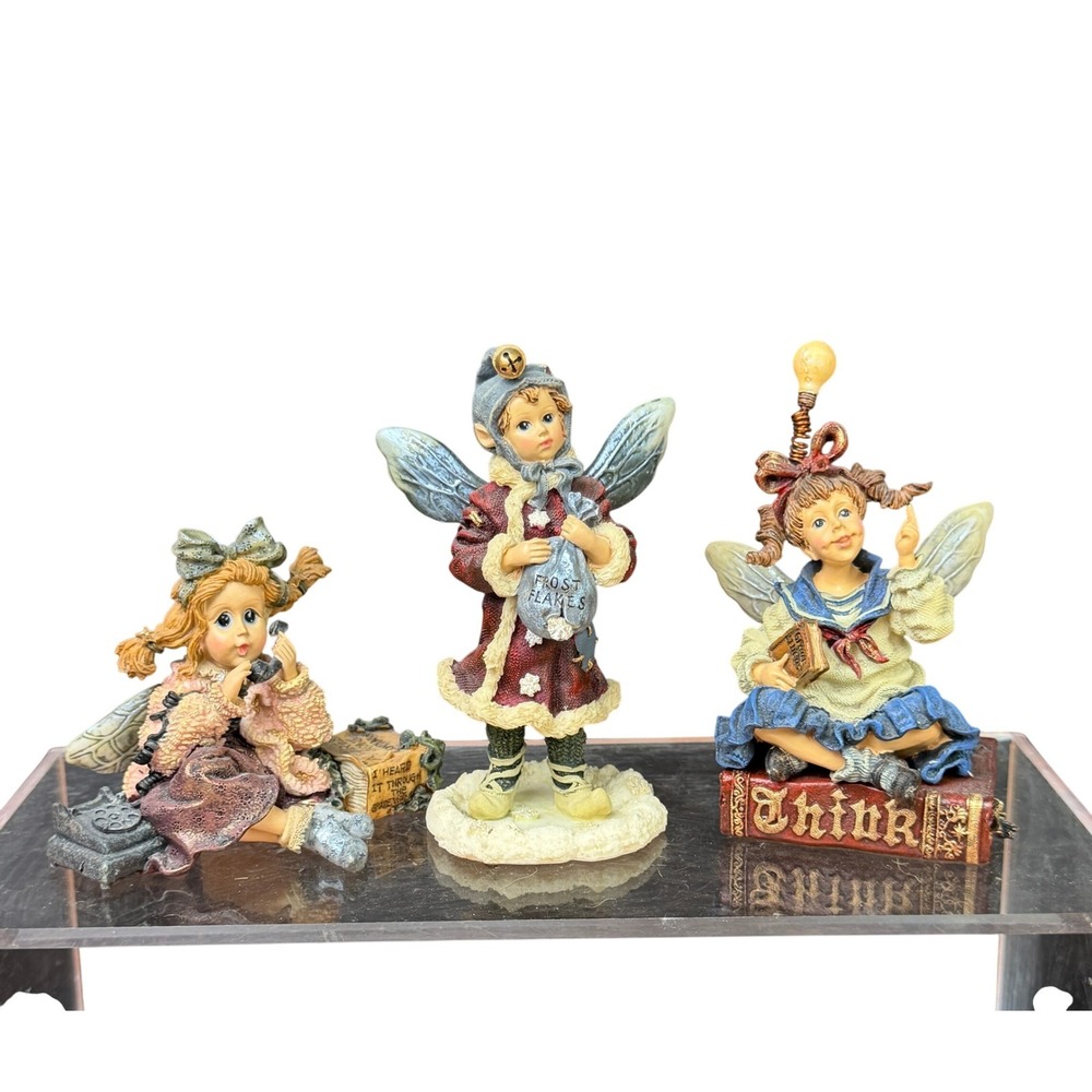 Boyds Bears Wee Folkstone Faerie Figurine Gabrielle Kristabell Cerebella Elves